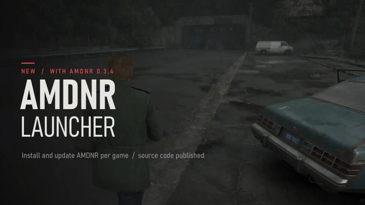 screenshots amdnr launcher title card