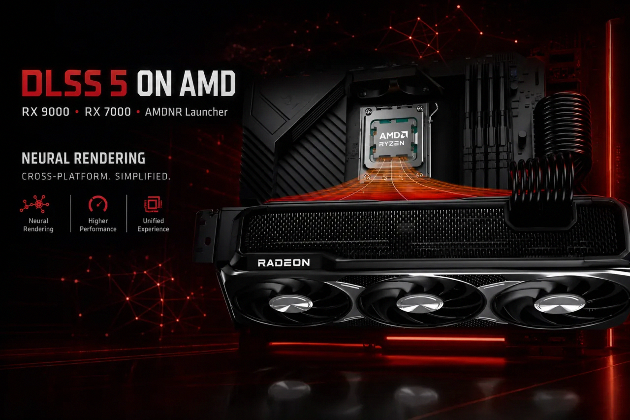 screenshots dlss 5 on amd Radeon RX 9000